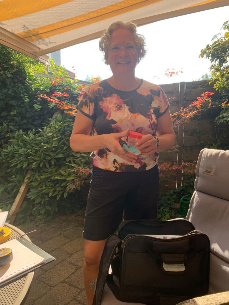 samen een rondje door de tuin